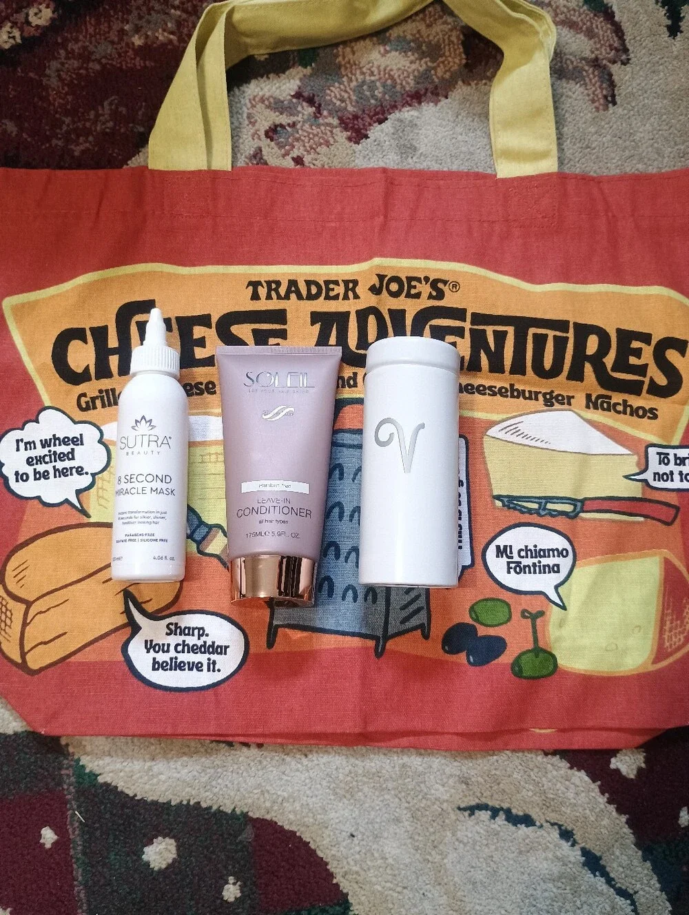 Trader Joe's Cheese Limited Bag With Extra Goodies All New